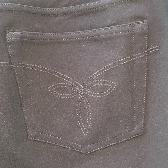 Ted Baker Fioni Skinny Pants with Rose Gold buttons and Zippers Navy SZ 2 - Picture 7 of 8